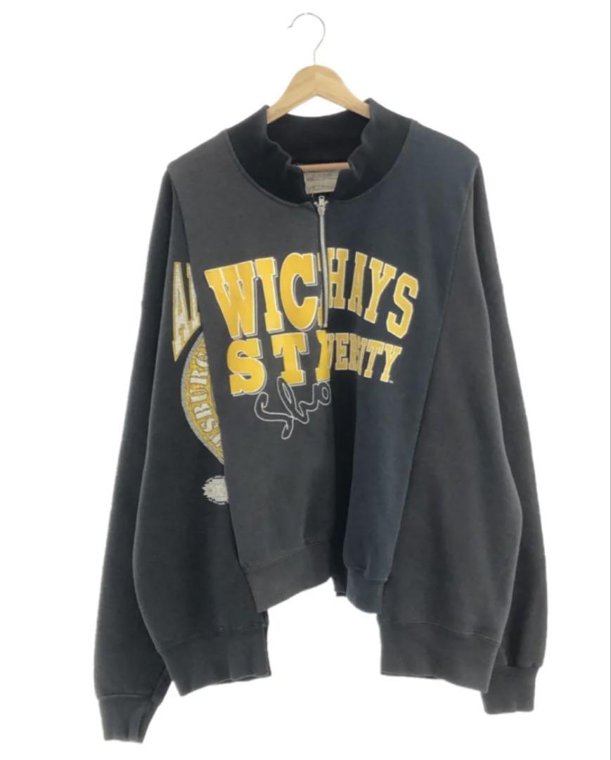 77circa再構築スウェット ナナナナサーカ ナナナナサーカ wide polo sweat top(77circa o by o-college