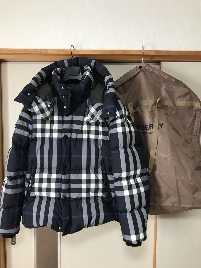 BURBERRY チェック フーデッド ダウンジャケット （BURBERRY