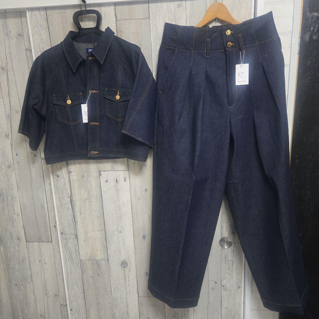 becometree デニムセットアップ BECOME TREE デニムセットアップ（Over size 14oz Denim Jackets
