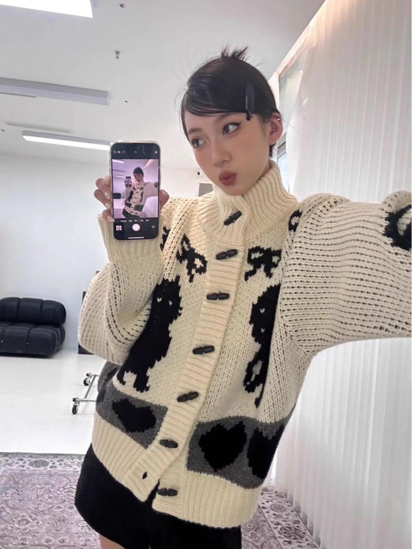 OpenYy PET CLUB COWICHAN JACKET（비주얼에이드 - [OPEN YY