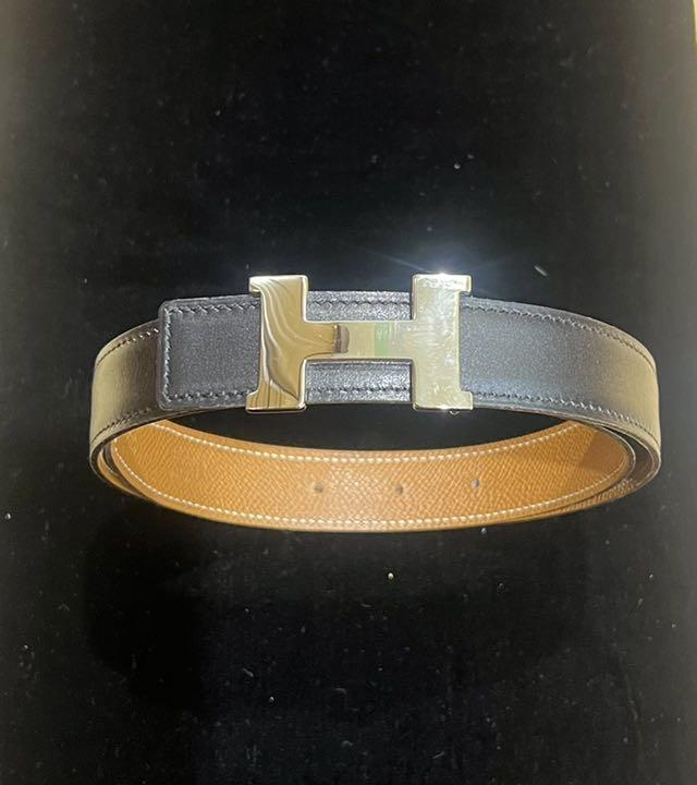 エルメス HERMES レザー ロウリス 70 ベルト D HERMES Chaine d'ancre DESIGN LEATHER LOAFER/エルメス