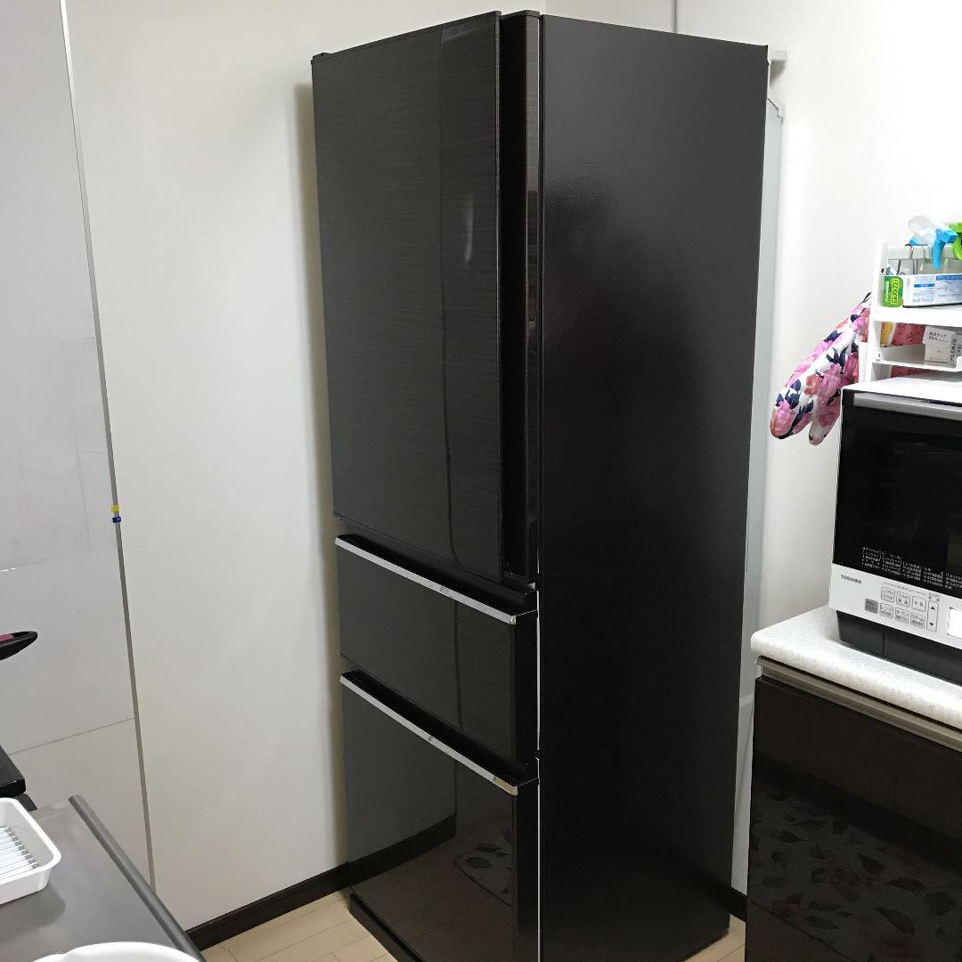 MITSUBISHI MR-CX37C-BR 冷蔵庫 345L 2017年製 三菱電機 MITSUBISHI ELECTRIC MR-CX37C-W 冷蔵庫 365L 右開き 3
