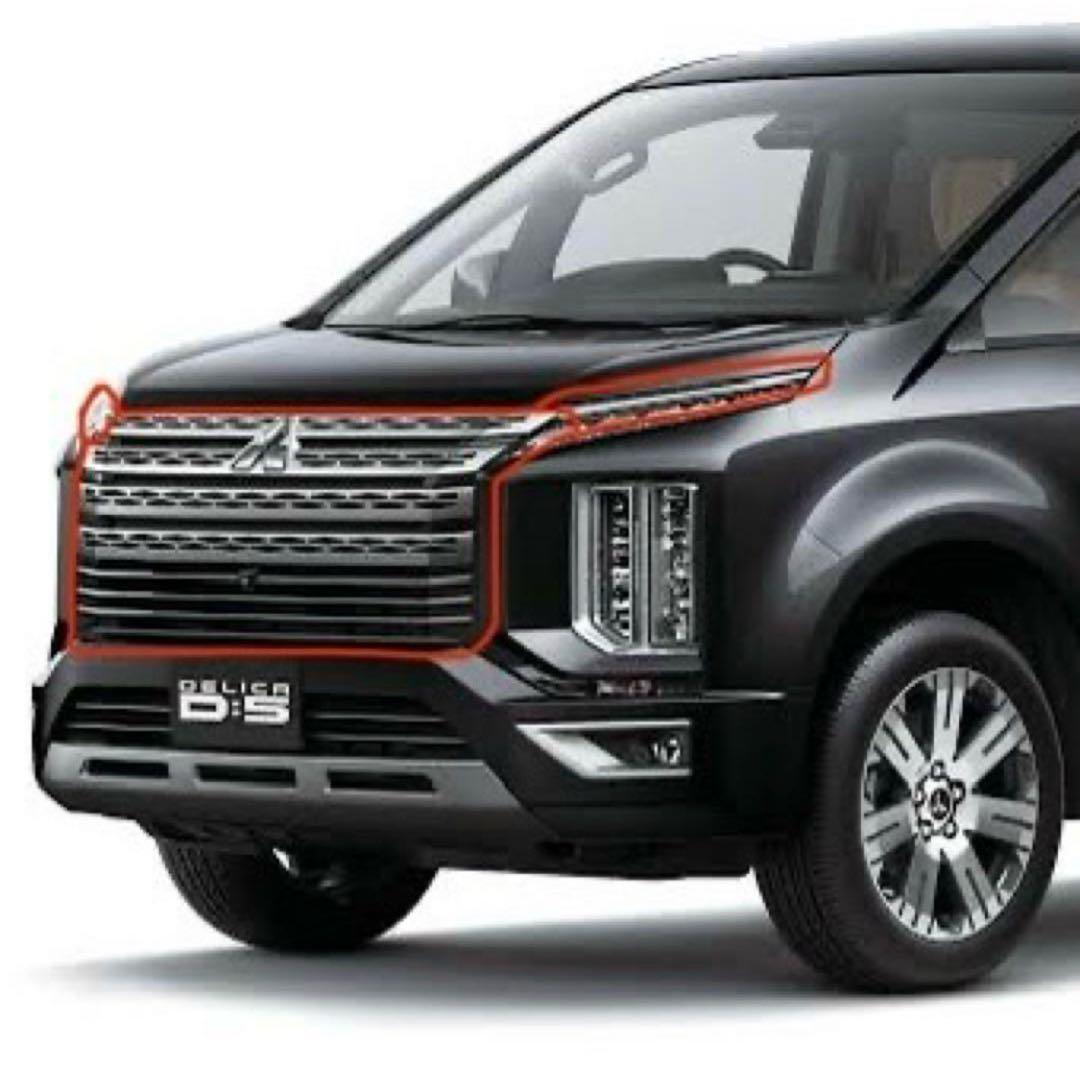 た*こ様 三菱 デリカD5 グリル 新車外し デリカD5 フロントグリル 新車取り外し品 - メルカリ