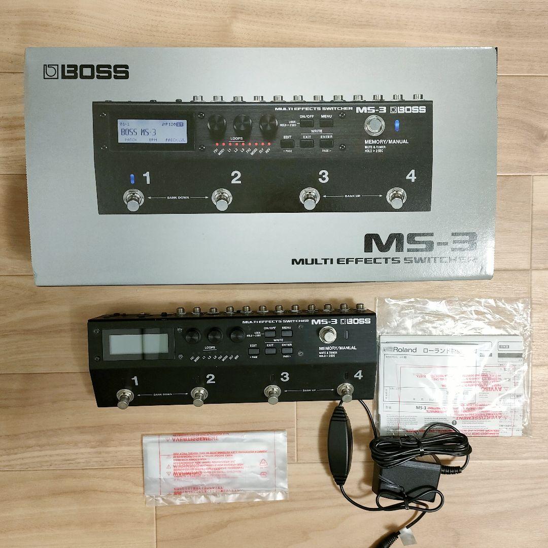 BOSS MS-3(純正ケーブル付き) 美品】BOSS MS-3 純正ケーブル付き - メルカリ