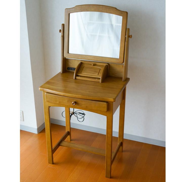 カリモク ドレッサー karimoku 鏡台 コンセント付き 程度いい