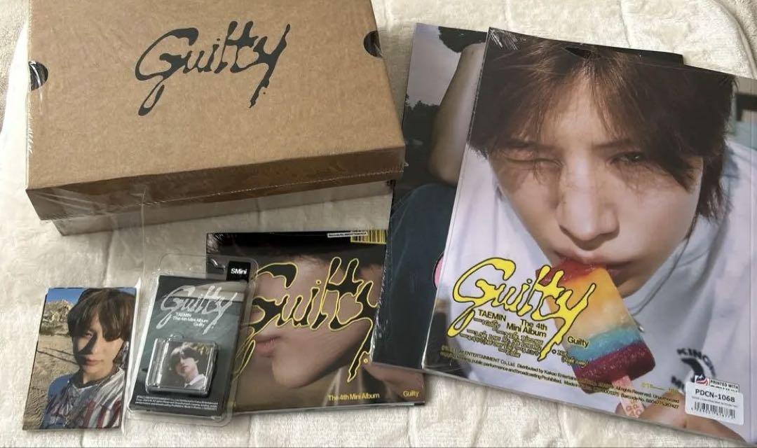 新品未開封 SHINee テミン Guilty 4形態5種セット 特典トレカ付き TAEMIN SHINEE - GUILTY 4th Mini Album OFFICIAL PHOTOCARD