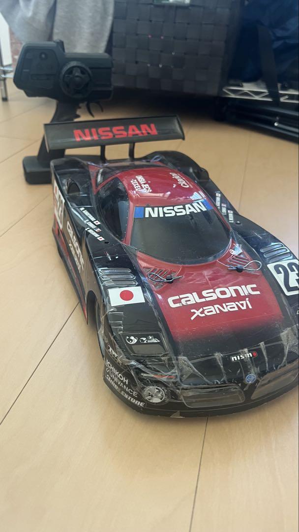 Nissan Calsonic Xanavi ラジコンカー 不動車（スカイラインに