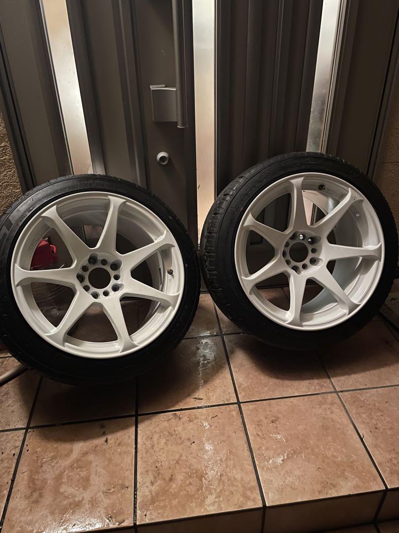 CST ゼロワンハイパー　17インチ CST ゼロワンハイパー 17インチ 9.5j+15 バリ溝タイヤ付き （CST