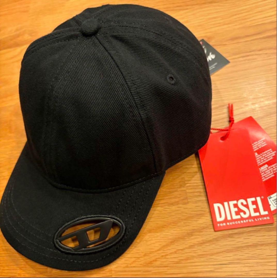 ディーゼル DIESEL キャップ C-PLAK ブラック 2024秋冬 Ⅱ