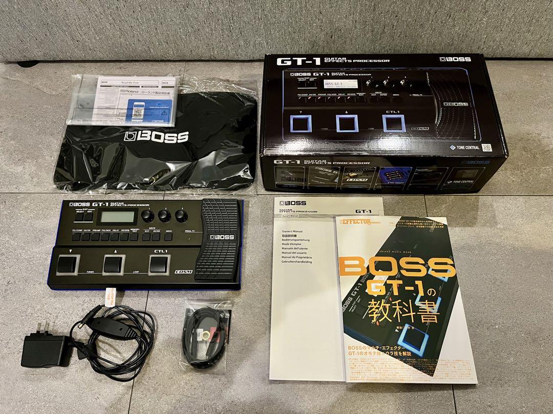 BOSS GT-1 ギターエフェクター/ACアダプター付き BOSS GT-1 Roland純正アダプターセット マルチエフェクター
