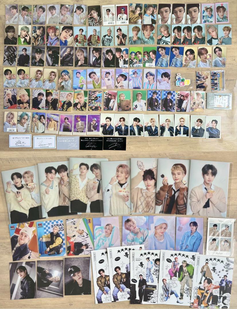 Stray Kids スキズ CD トレカ ラントレ まとめ売り stray kids スキズ トレカ ラントレ ファイル シール まとめ売り