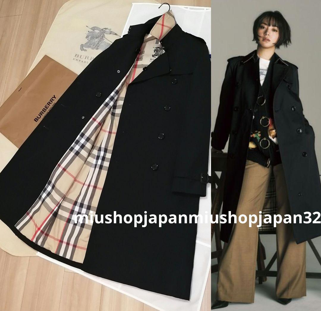 本物上質●バーバリー　ヘリテージ　BURBERRY　トレンチコート ロング ケンジントン ヘリテージ トレンチコート (ハニー