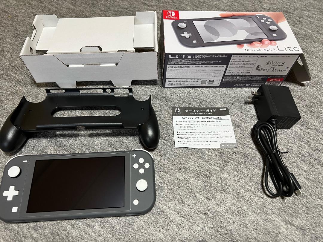 Nintendo Switch Lite グレー グリップ付き （Nintendo Switch