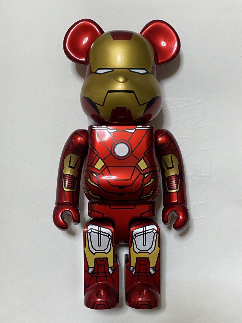 MEDICOM TOY - BE@RBRICK IRON MAN MARK VII アイアンマン 400％ Bearbrick x Marvel Infinity Saga Iron Man Battle Damaged Ver