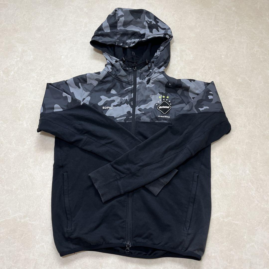 F.C.R.B. ブリストル パーカー カモフラ 迷彩 黒 SOPH（SOPH