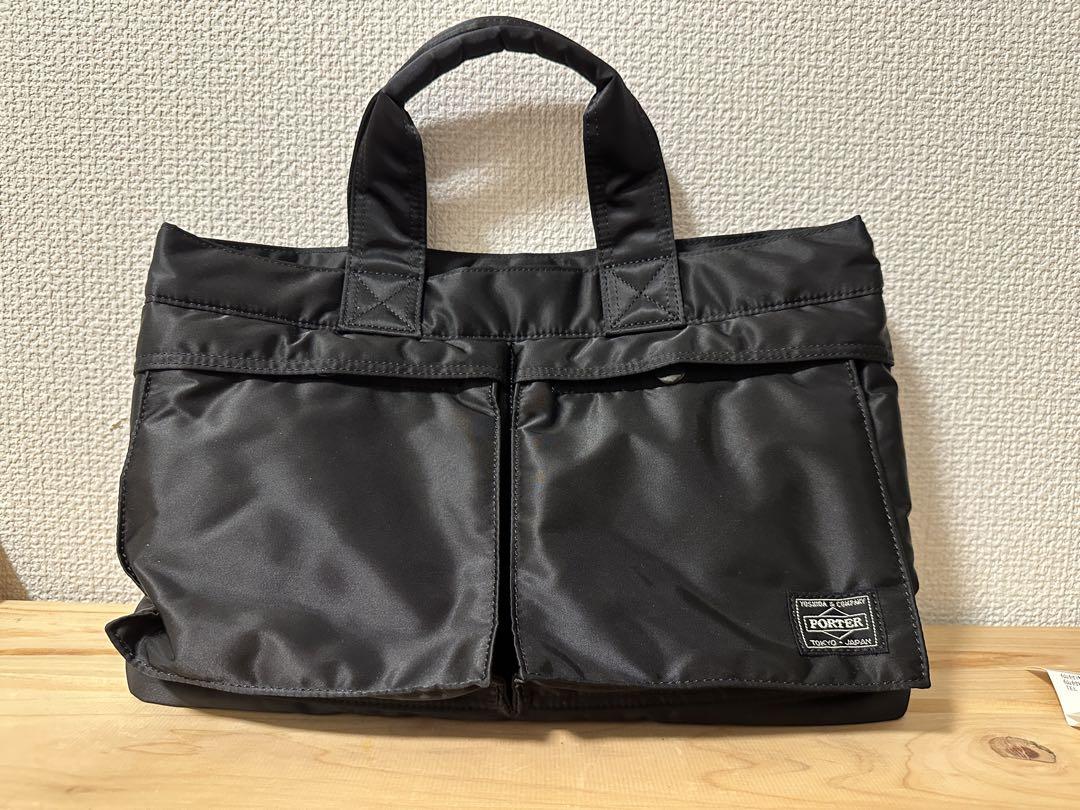 PORTER / TANKER TOTE BAG ブラック（PORTER(ポーター) / TANKER