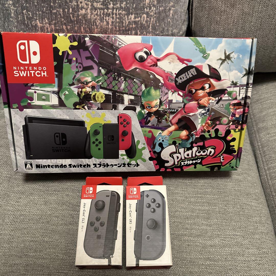 Nintendo Switch スプラトゥーン2仕様/Switch/HACS 中古】旧型 Nintendo Switch スプラトゥーン2セット HAC-S-KACEK