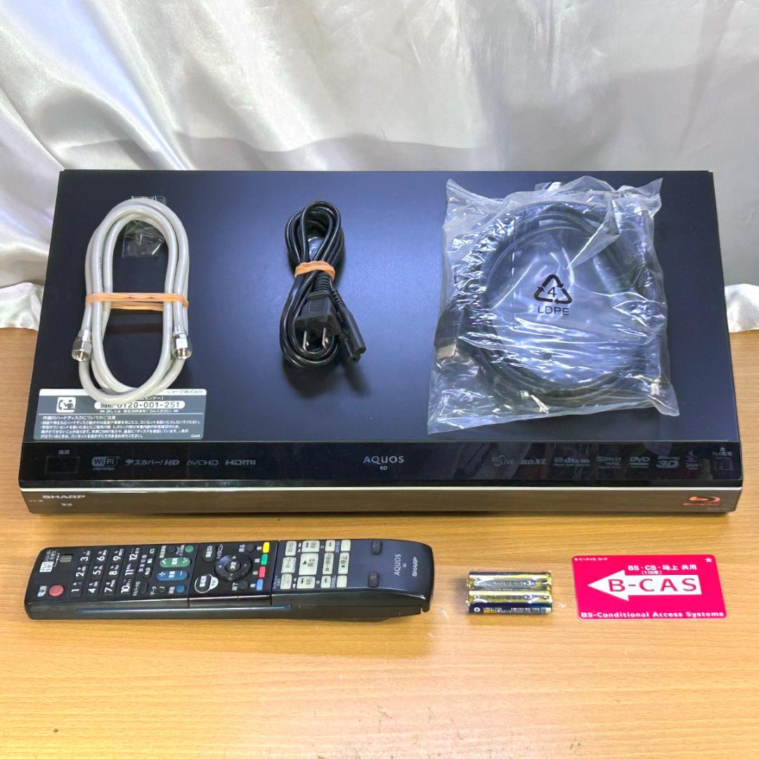 SHARP ブルーレイレコーダー BD-W1100 HDD-1TB 01（SHARP