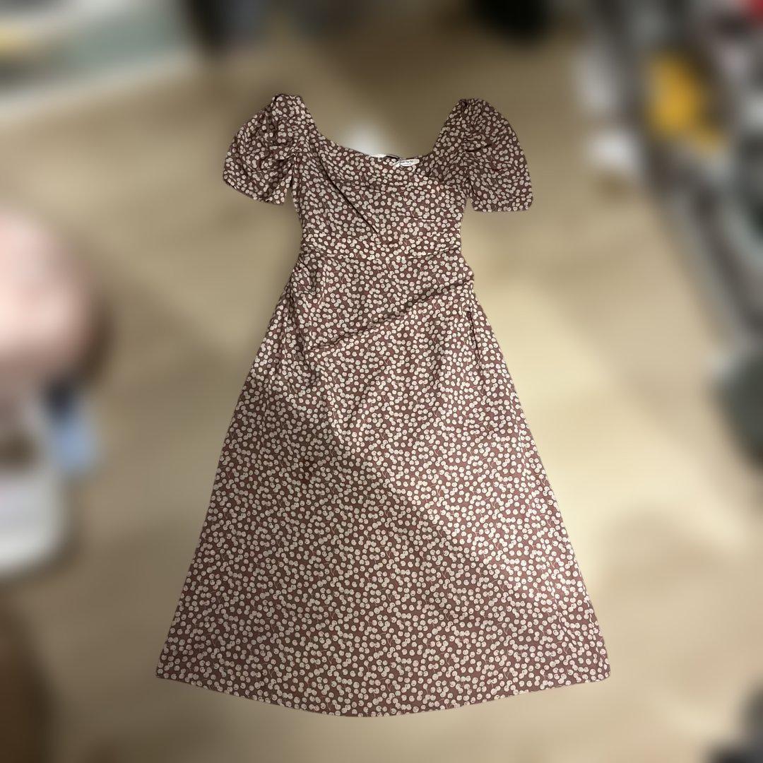 ワンピース Herlipto Cherry Pattern Onepiece mocha Kids】Baby Cherry Pattern One-Piece