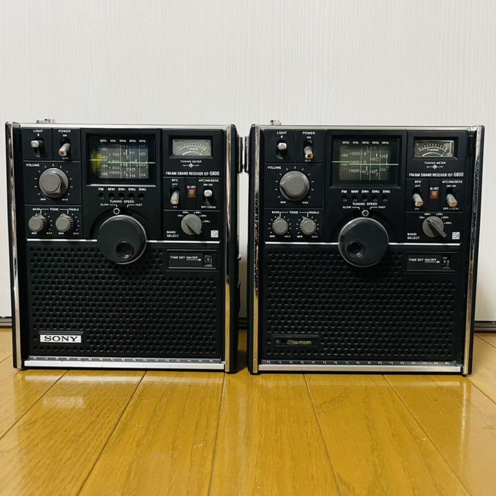 受信機 SONY FM/AM 5BAND RECEIVER ICF-5800 SONY ICF-5800 Radio Sky Sensor FM AM 5 Band Receiver MW SW