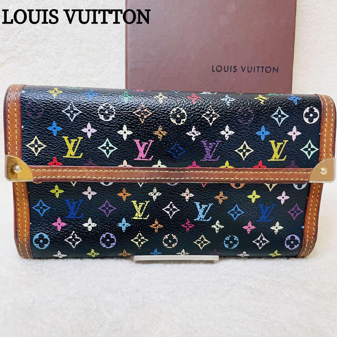 ☆Louis Vuitton ☆マルチカラーポルトトレゾール☆ブラック☆ 楽天市場】【財布】LOUIS VUITTON ルイ ヴィトン モノグラム