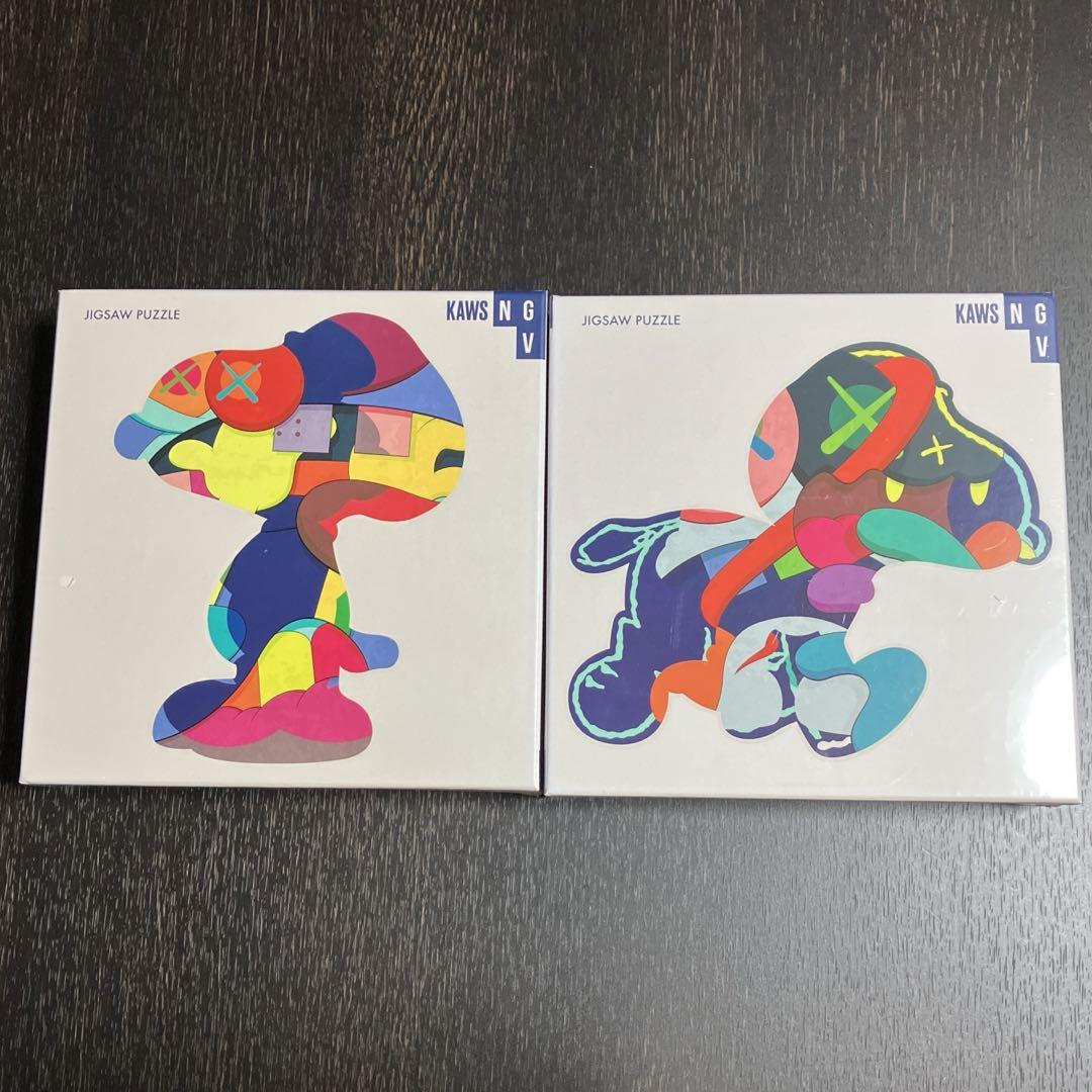 非売品 NGV限定 KAWSパズル2種セット 完成品 GW限定値下げ KAWS NGV パズル カウズ puzzle スヌーピー｜Yahoo