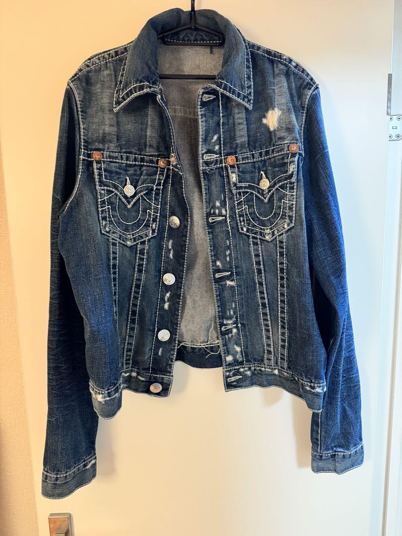 TRUE RELIGION】デニムジャケット（TRUE RELIGION】ブラック