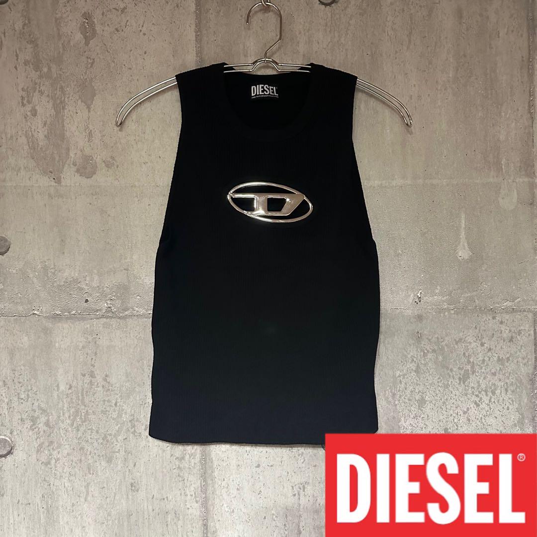 DIESEL ロゴ ノースリーブ タンクトップ（DIESEL（ディーゼル