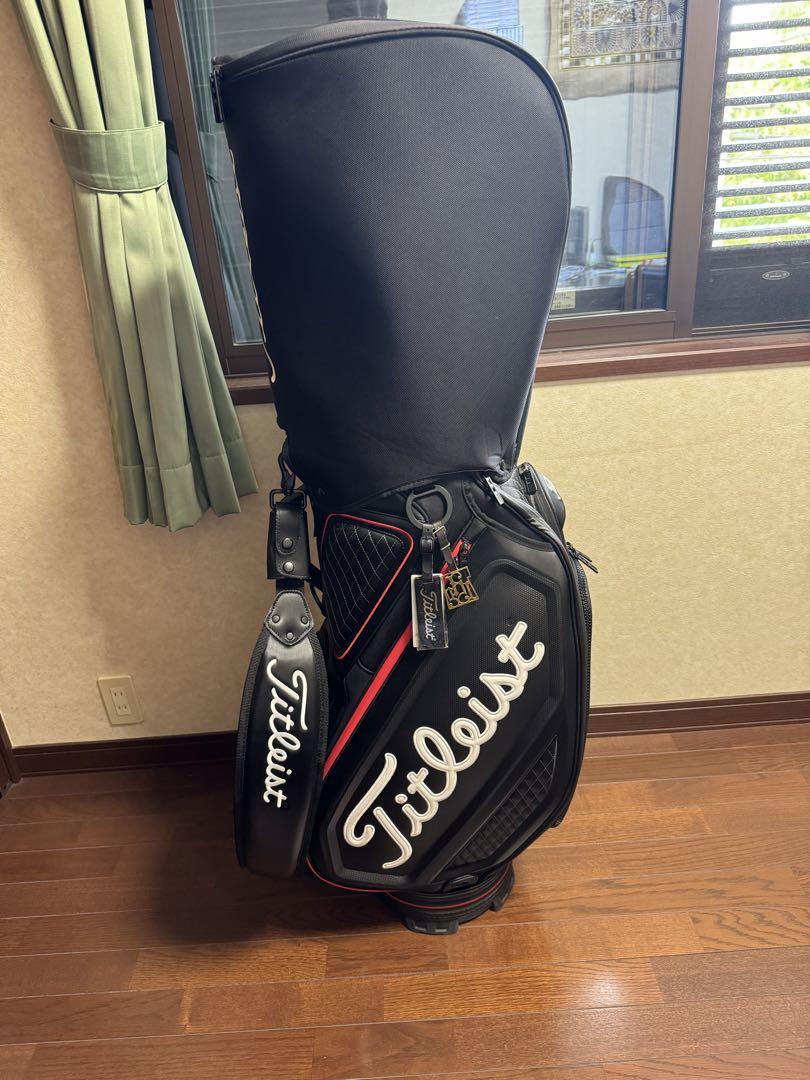 Titleist ゴルフバッグ ブラック キャリー付き【旅行】 Titleist タイトリスト TITLEIST キャスター付きキャディバッグ