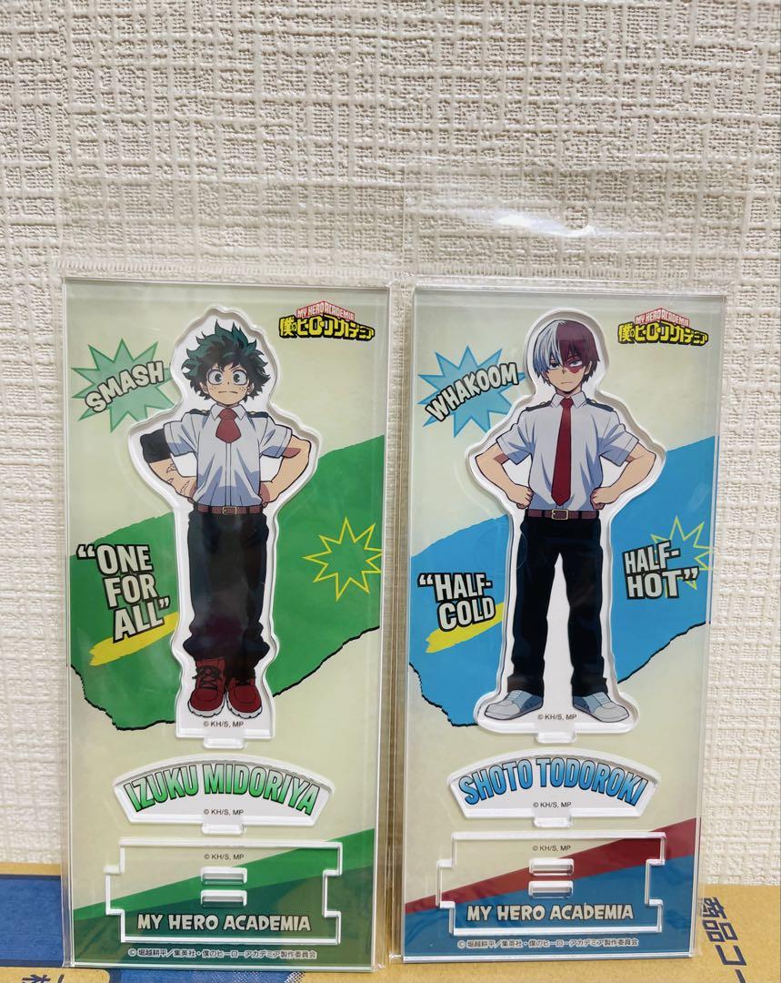 轟 緑谷出久 オールマイトといっしょ アクスタ （ヒロアカ」出久