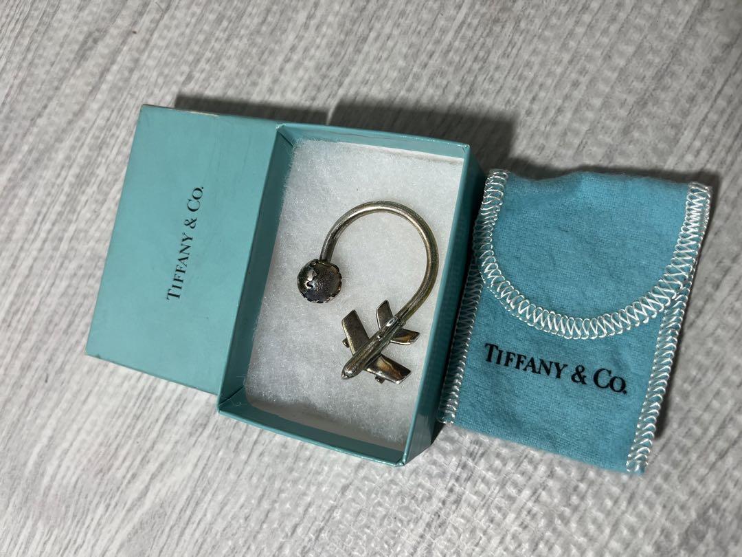 ティファニー TIFFANY&Co. 飛行機 地球モチーフ シルバー925（鍵