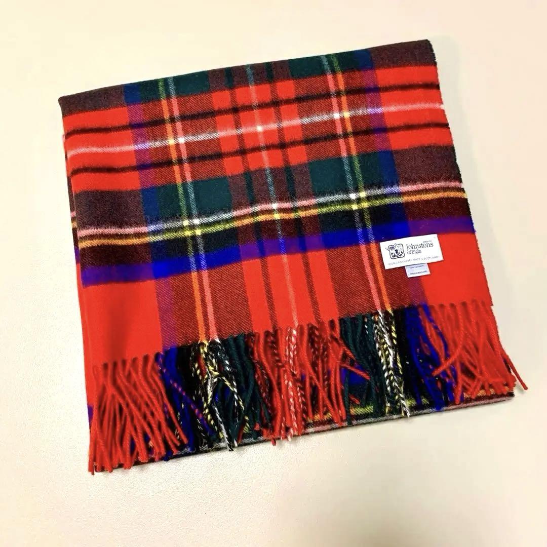 美品】Johnstons 〈カシミア100%〉 ジョンストンズ 大判ストール