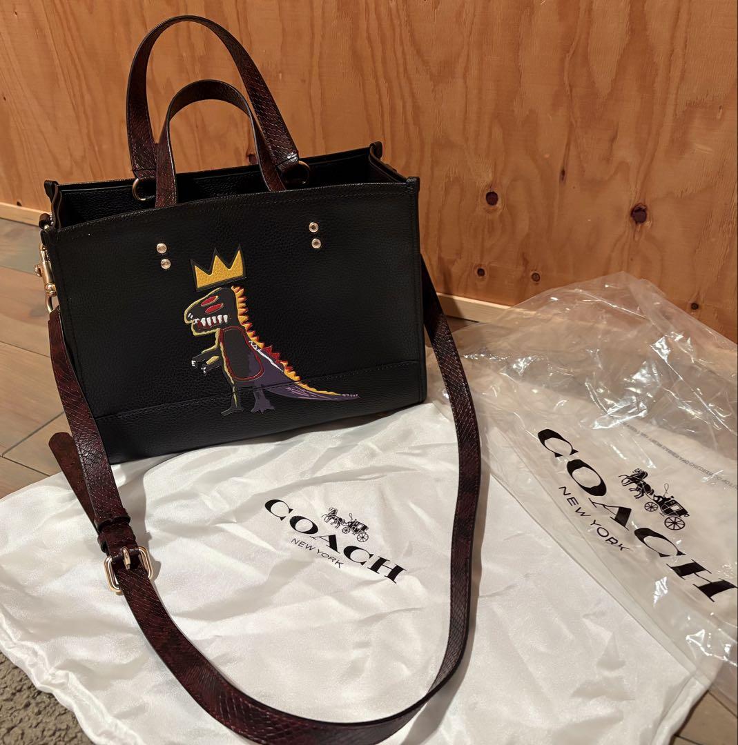 COACH バスキア　コラボ バッグ 保存袋付き COACH バスキア コラボ バッグ 保存袋付き（COACH☆バスキア
