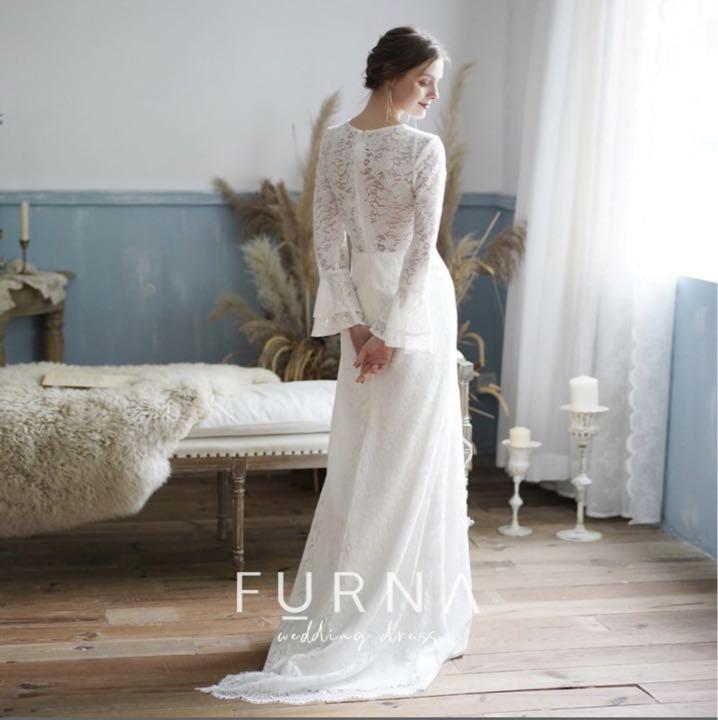 Furnaウエディングドレス 値下げ中】furnaウェディングドレス (お値下げしました