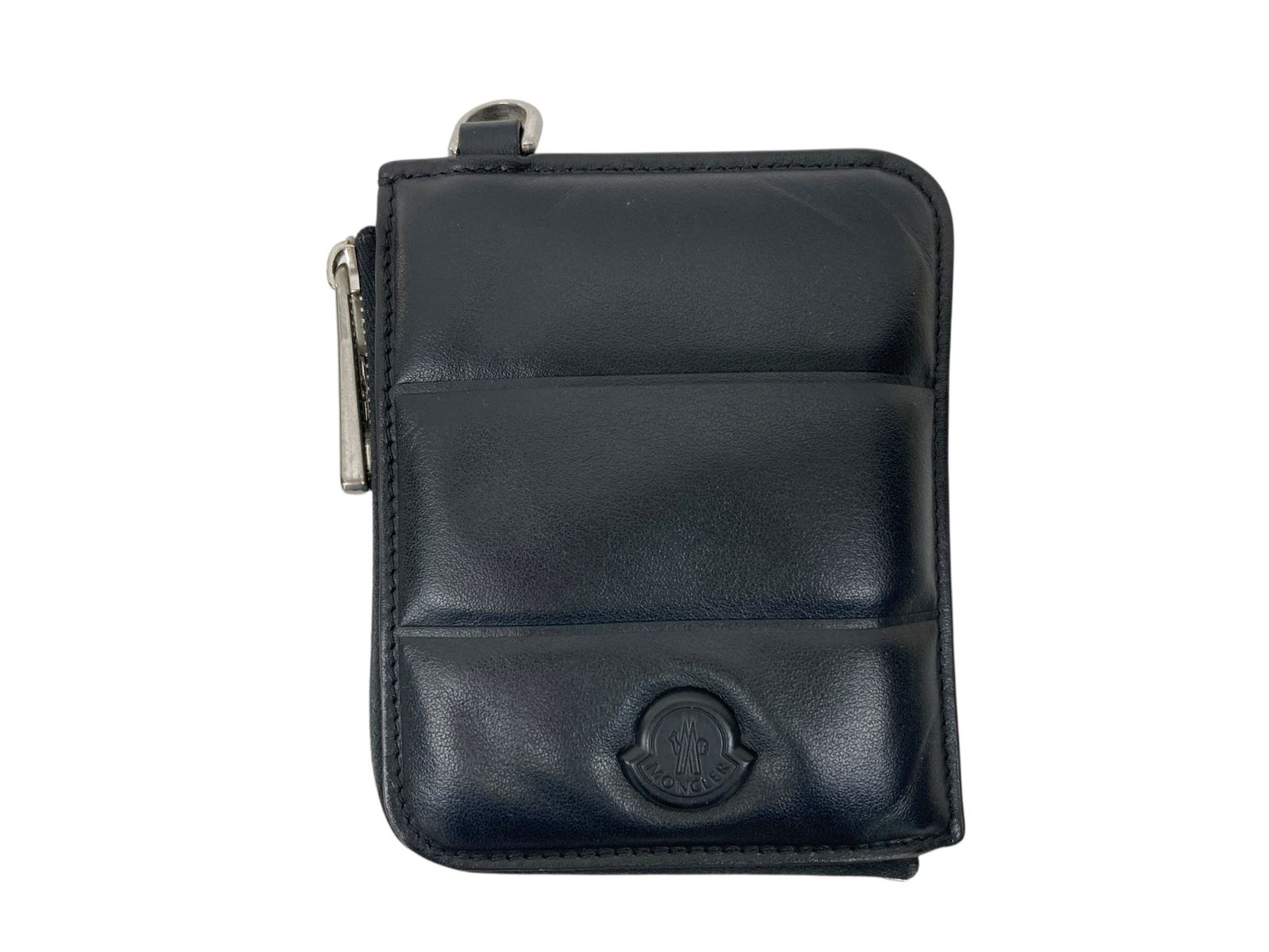【NEW】MONCLER / パッド入り フラット スモールウォレット /2色 MONCLER (モンクレール) NEW FLAT WALLET SMALL フラット