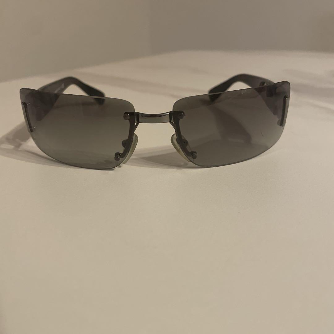 【美品／稀少】BVLGARI　サングラス　グレー＆シルバー BVLGARI ブルガリ サングラス サイズ57◻︎16 135 3N