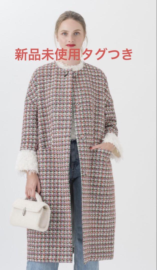 ツルバイマリコオイカワ　ツイードコート　フリー TSURU by Mariko Oikawa（ロングコート）のフリマアイテム一覧