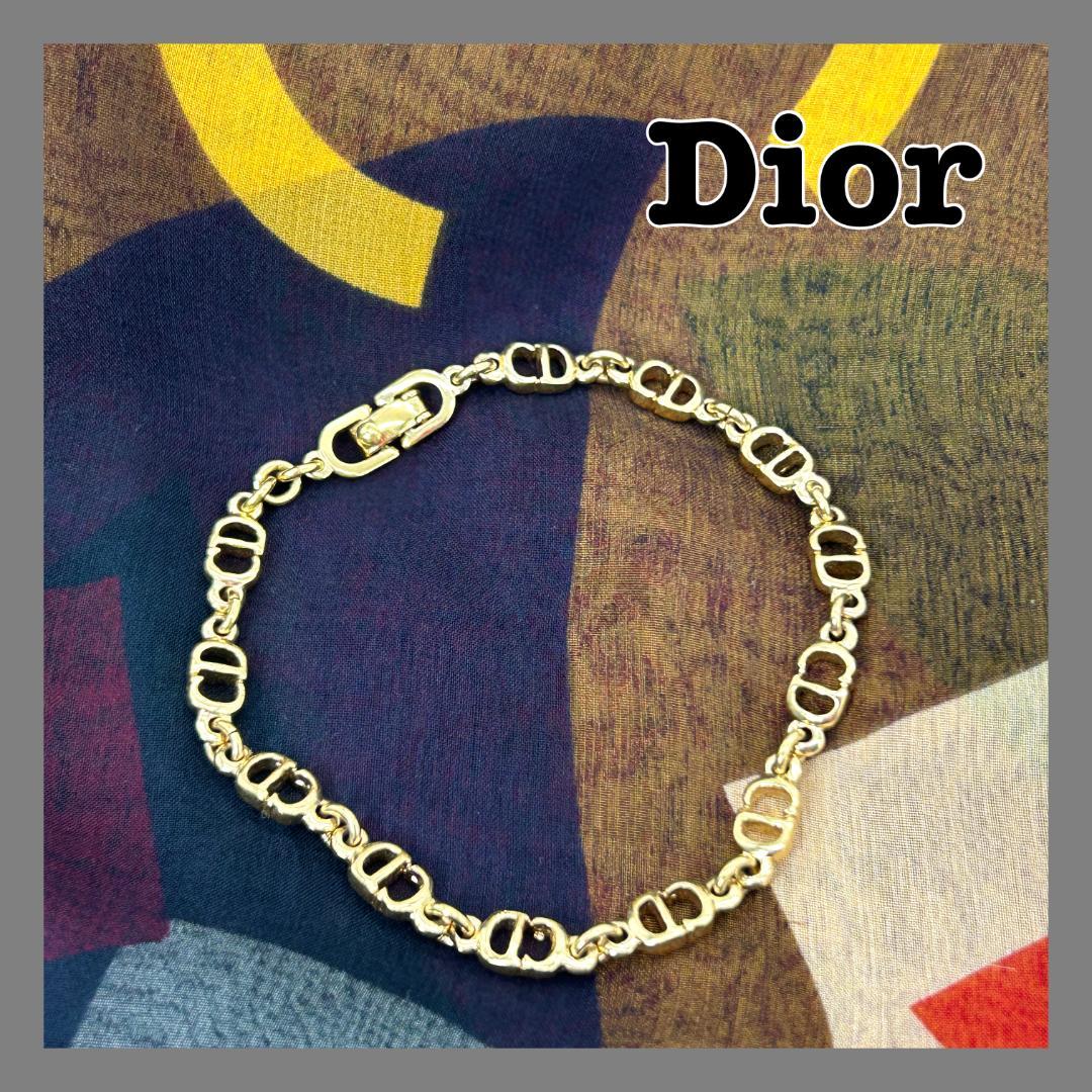 【まめ屋様】ディオール dior CD ロゴ ブレスレット ゴールド レディース まめ屋様】ディオール dior CD ロゴ ブレスレット ゴールド