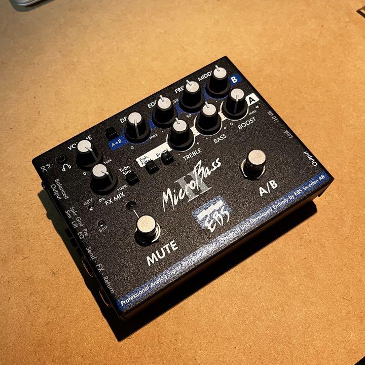 EBS Micro Bass II ベース用　プリアンプ Amazon | EBS ベースプリアンプ MICRO BASS 2 マイクロベース2