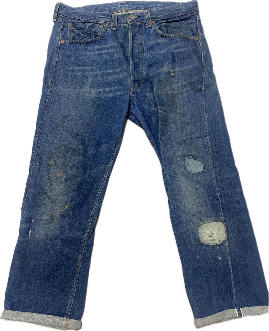 リーバイス levi’s 501XX big e 赤耳　トルコ Levi's - Levi's 501xx 復刻セルビッチデニム！トルコ製！赤耳