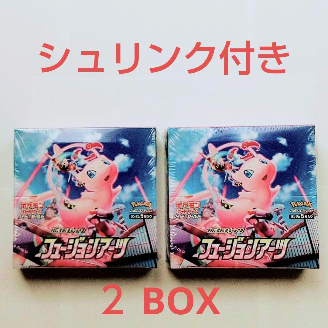 【未開封】ポケモンカード　フュージョンアーツ6BOXシュリンク付き フュージョンアーツ シュリンク付き未開封 2BOX （2025年