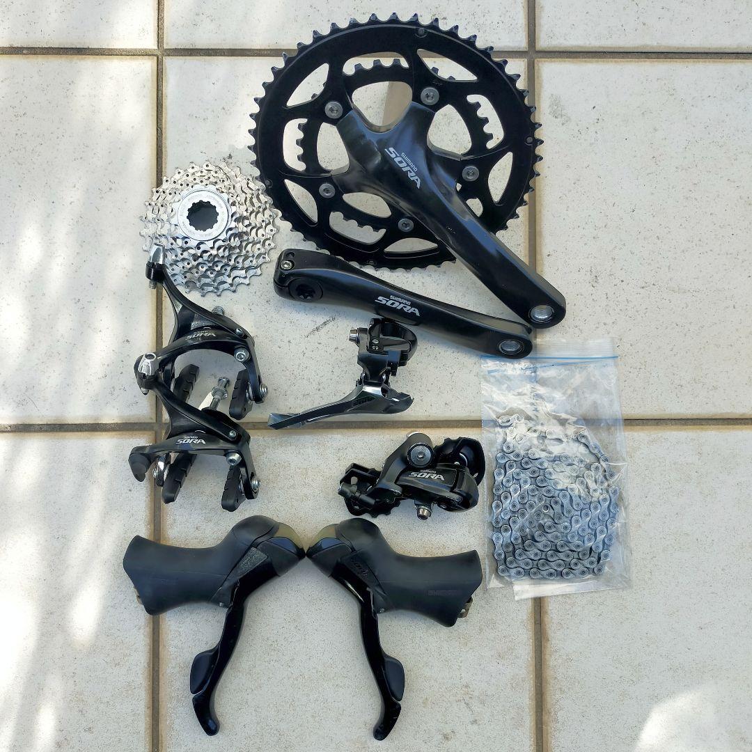 SHIMANO SORA 3500シリーズ　コンポ　セット SHIMANO 「シマノ」 SORA 3500 コンポセット / 阪急塚口店