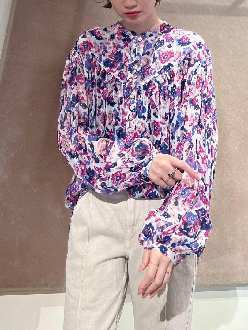 ISABEL MARANT KILEDIA レーヨン プリントブラウス 花柄（【楽天