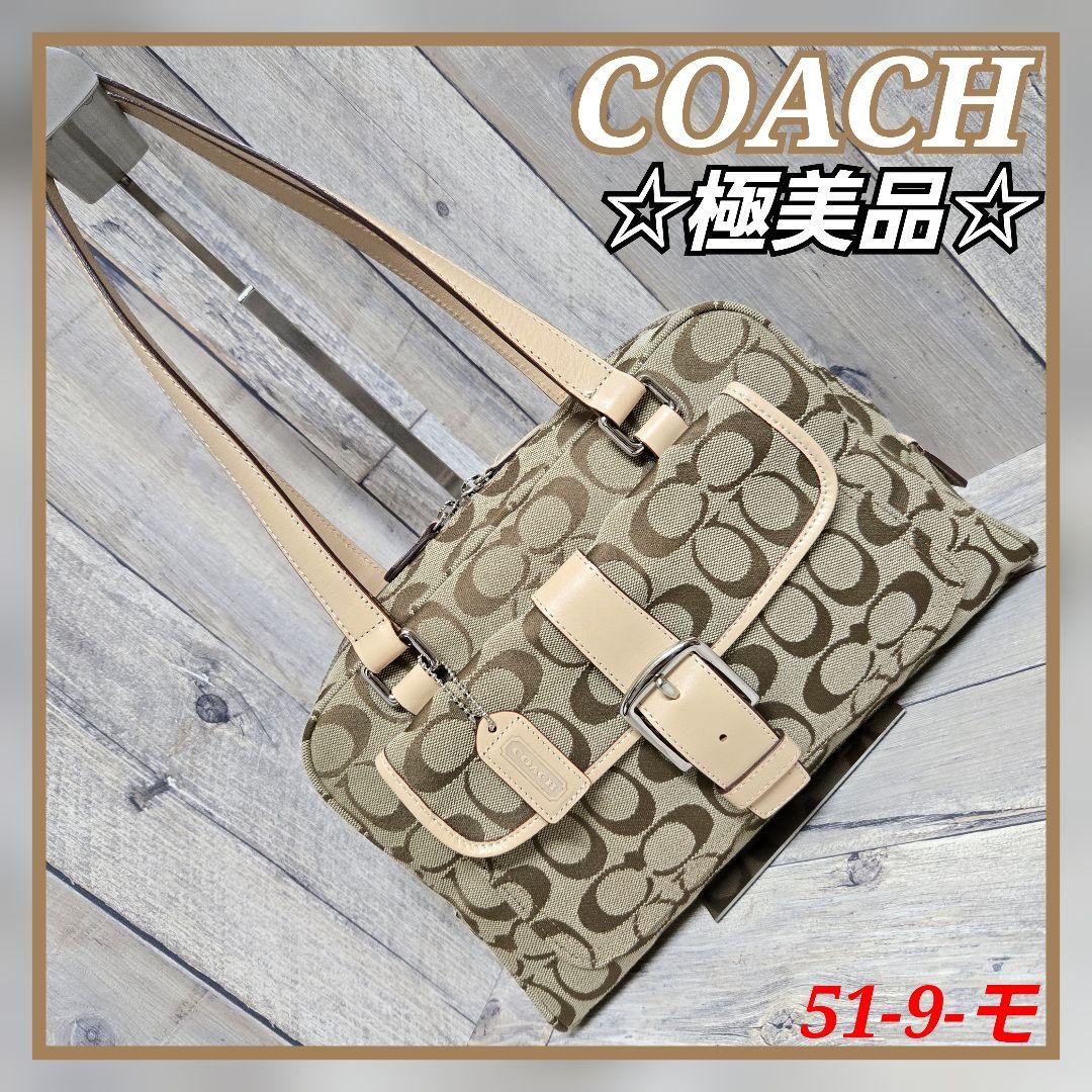 美品 COACH コーチ 17657 シグネチャー ハンド ショルダーバッグ COACH コーチ ハンドバッグ ショルダー 肩掛け シグネチャー