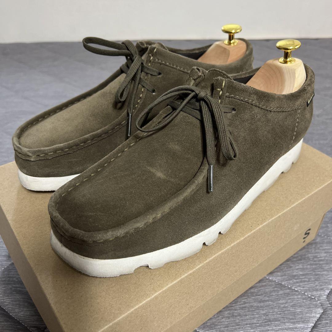 専用】クラークス ワラビー Gore-Tex オリーブスエード （Clarks
