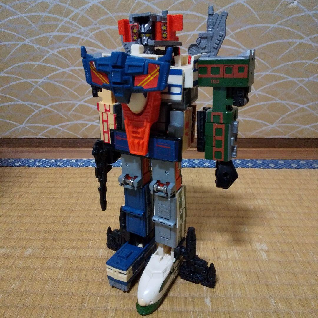 トランスフォーマー　トレインボット　重連合体戦士ライデン　C-131　当時物 Yahoo!オークション - トランスフォーマー C-131 トレインボット
