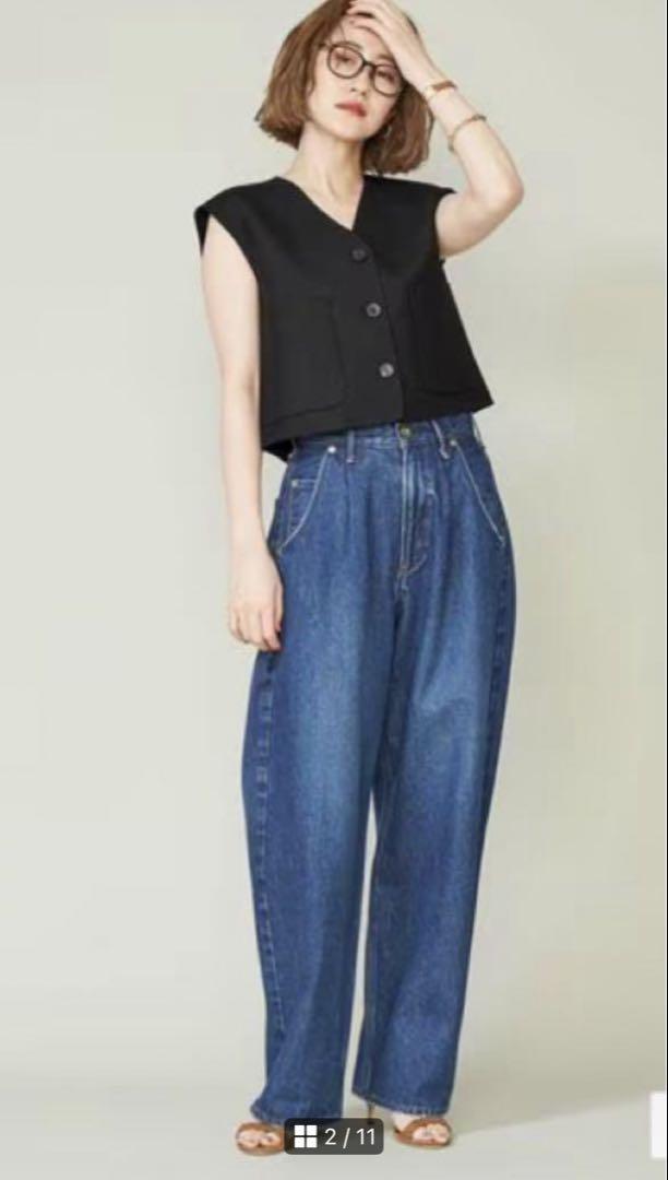 conte 完売 大人気 リバー ベスト ジレ ベスト 辺見えみり（辺見
