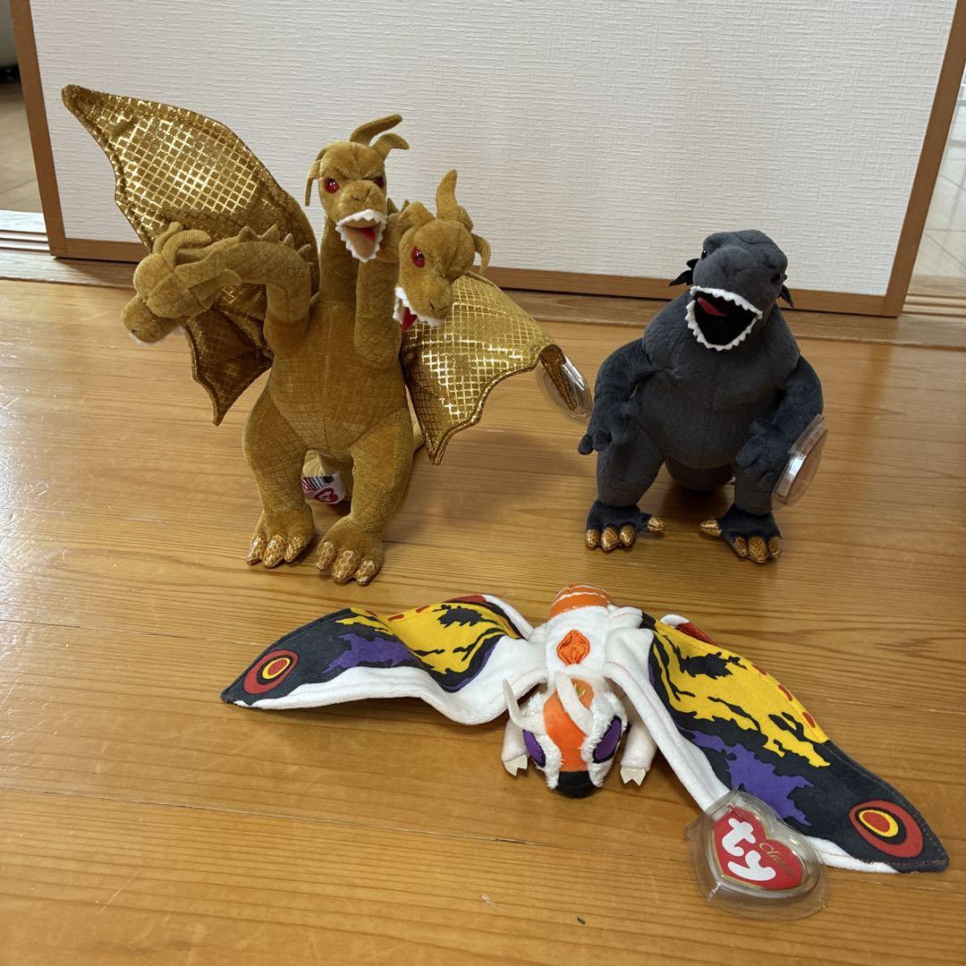 Ty ビーニー /ゴジラ/モスラ/キングギドラ/ぬいぐるみセット Ty ビーニー /ゴジラ/モスラ/キングギドラ/ぬいぐるみセット