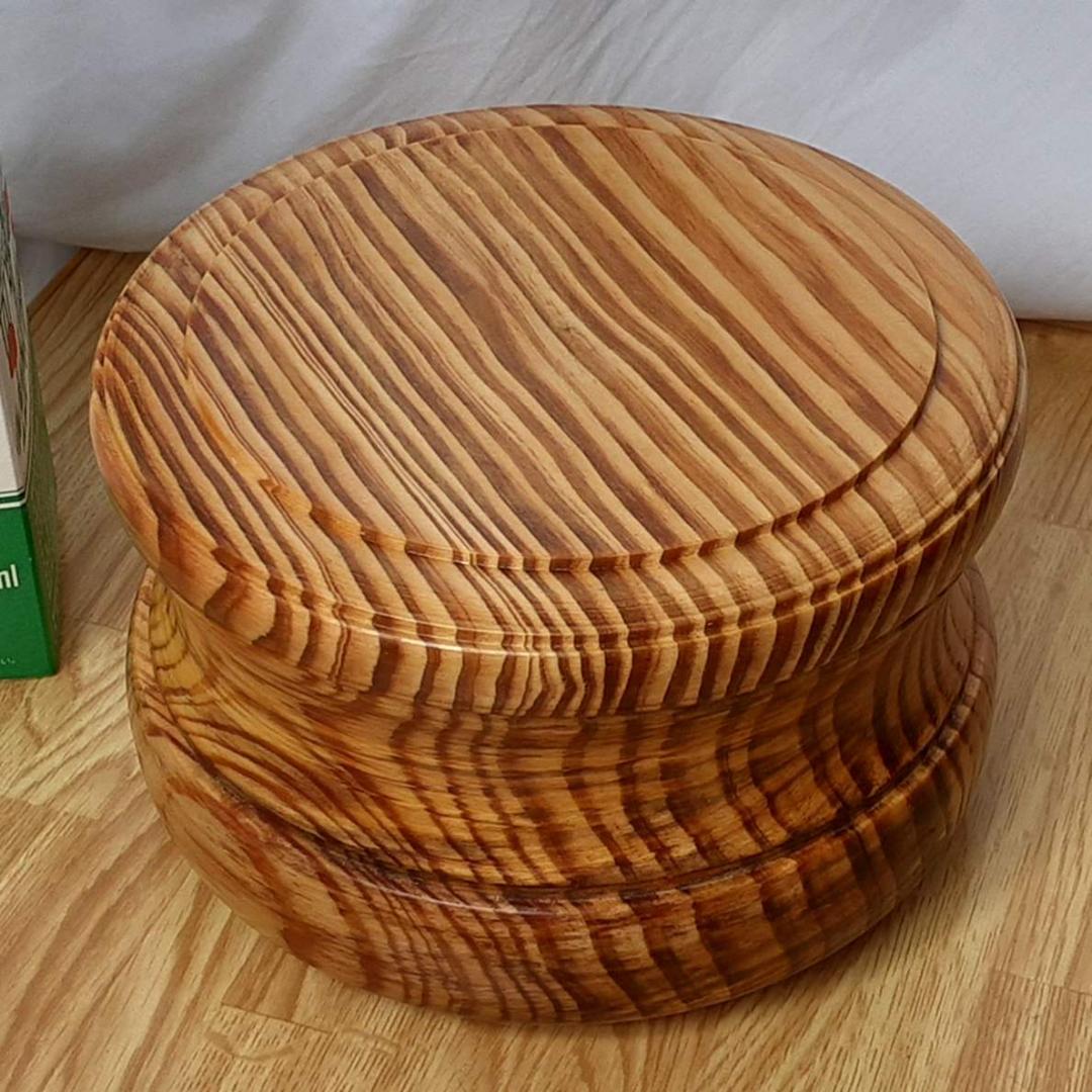 小物入れ 肥松(コエマツ) 幅19.6cm 高12.8cm フタ付き 超銘木
