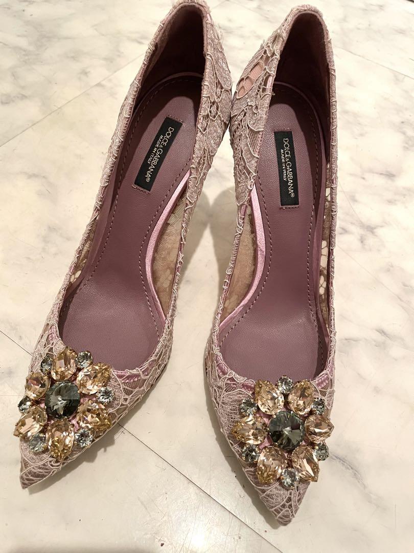 DOLCE&GABBANA　レインボー パンプス ブローチ DOLCE&GABBANA - 未使用 DOLCHE&GABBANA ドルチェ＆ガッバーナ